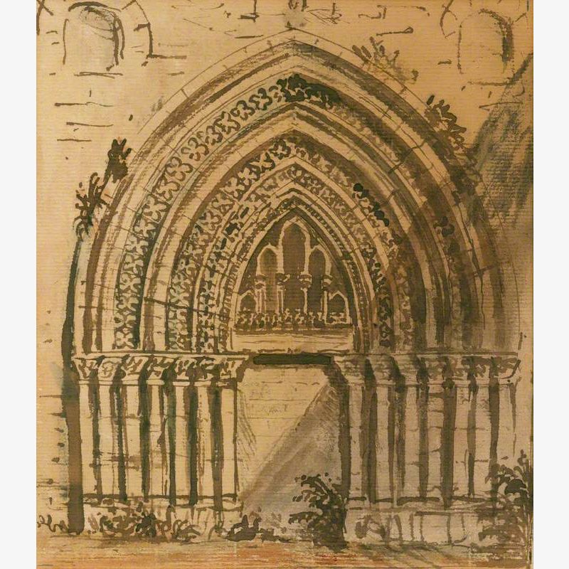 Holyrood Chapel – West Door, 13th Century
