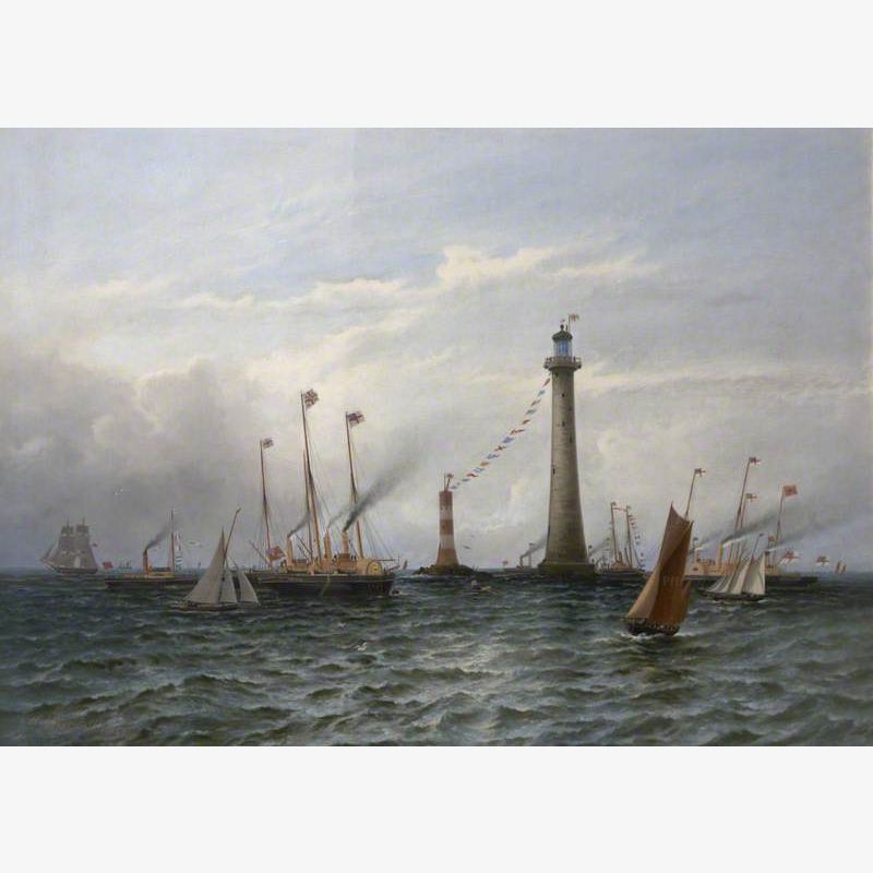 The Opening of the New Eddystone Lighthouse by HRH The Duke of Edinburgh, 18 May 1882