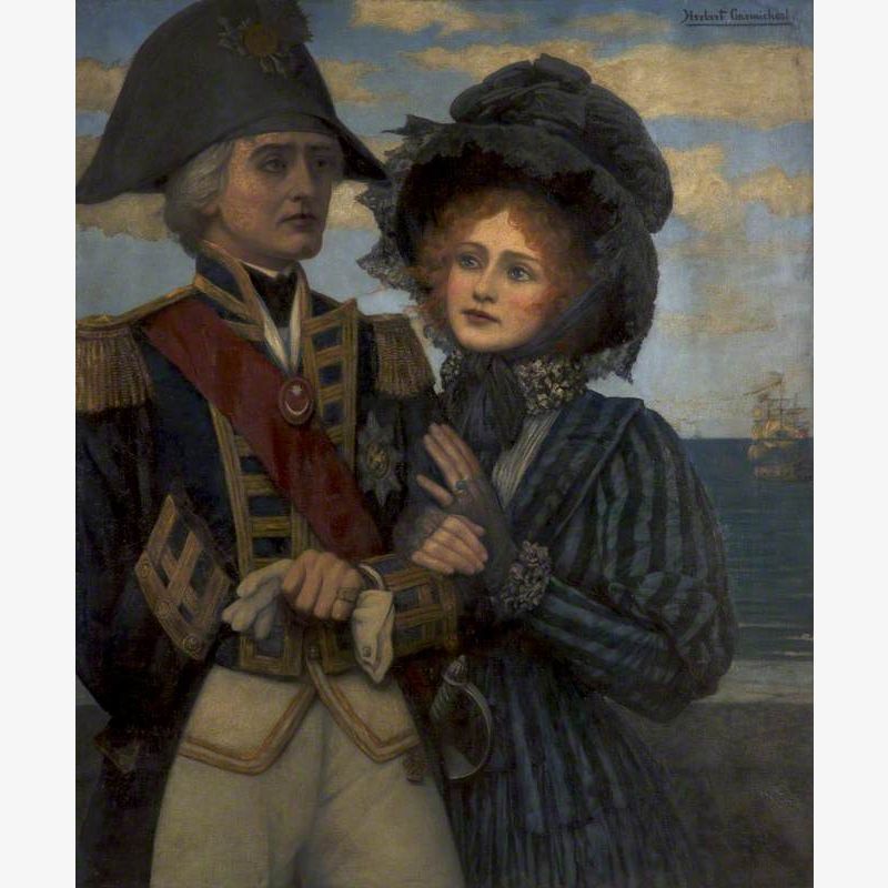 Nelson (1758–1805), and Lady Hamilton (1765–1815)