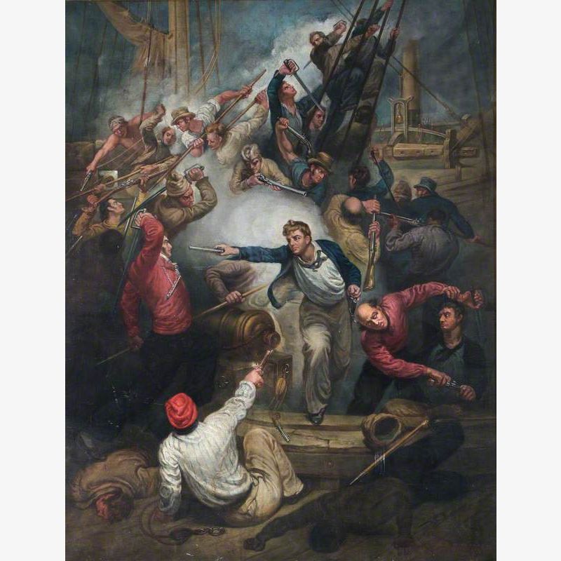 Captain Rogers Capturing the 'Jeune Richard', 1 October 1807