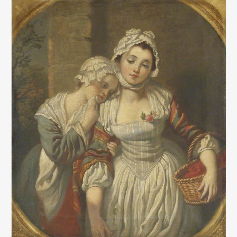 Young Girl and Her Maid