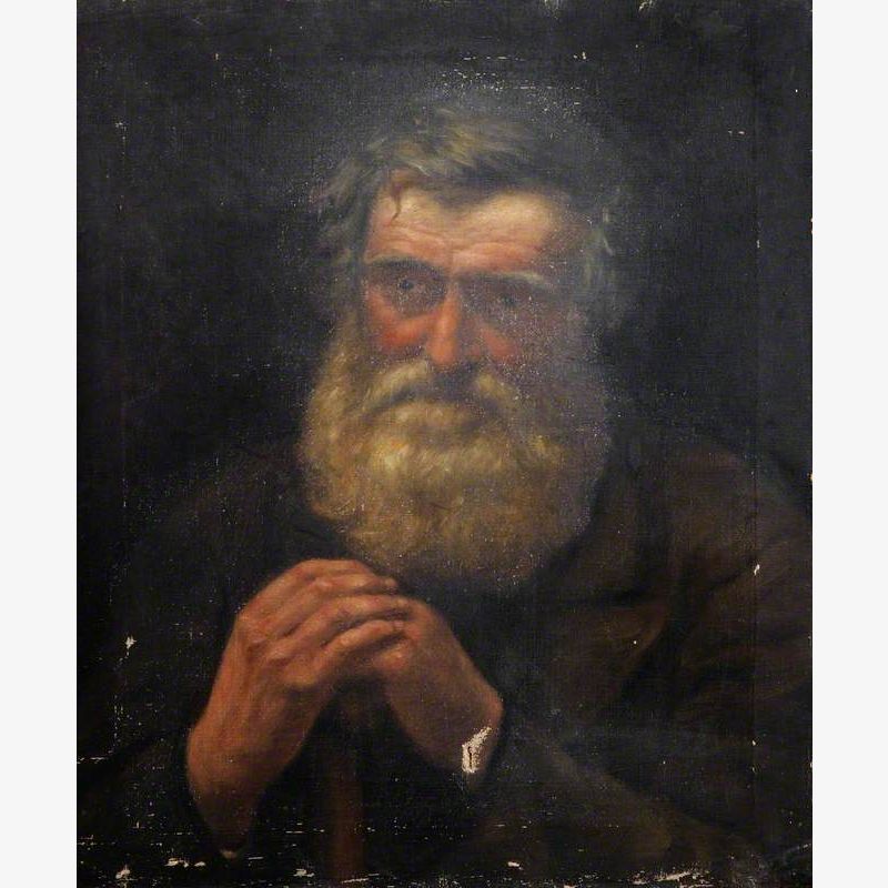 Portrait of an Old Man with a Staff