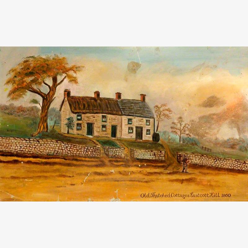 Old Thatched Cottage, Eastcott Hill, Swindon, Wiltshire, 1860