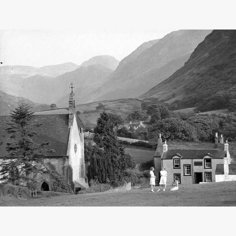 Buildings and People at Loweswater