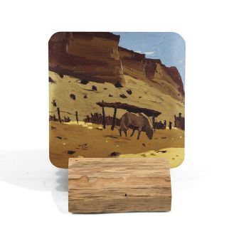 Kyffin Williams ‘Horse at Lle Cul, Patagonia’ coaster