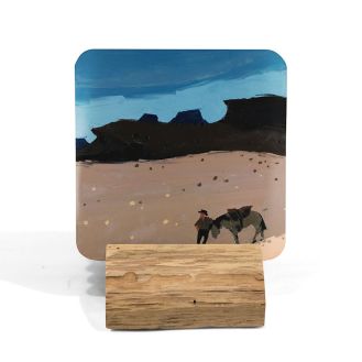 Kyffin Williams ‘Man and Horse in Desert’ coaster