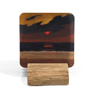 Kyffin Williams ‘Sunset Over Anglesey’ coaster