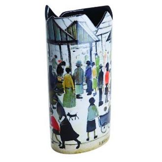 L. S. Lowry ‘Market Scene, Northern Town’ (1939) vase
