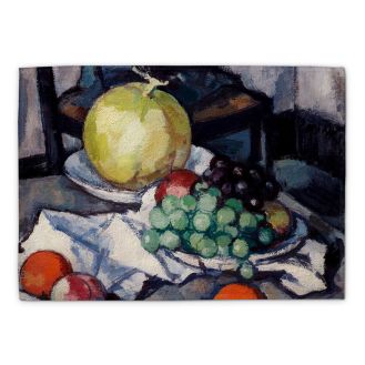 Samuel John Peploe ‘Still Life with Melon and Grapes’ tea towel