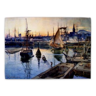 James Douglas ‘Dundee (Dundee from the Harbour)’ tea towel