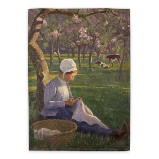 Janet C. Fisher ‘In the Orchard’ tea towel