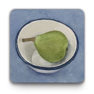 Moira Macgregor ‘Bowl with Pear’ coaster