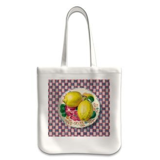 Moira Macgregor ‘Plate with Lemons’ tote bag