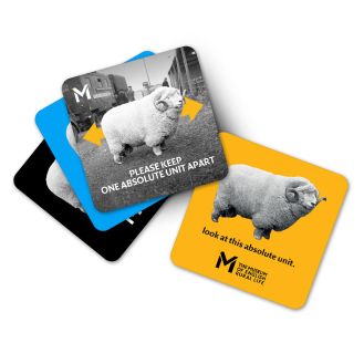 ‘The Absolute Unit’ coasters – 4-piece set