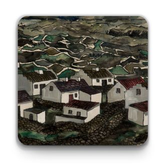 Kenneth Hall ‘Bungalows, Isle of Arran’ coaster