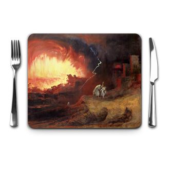 John Martin ‘The Destruction of Sodom and Gomorrah’ placemat