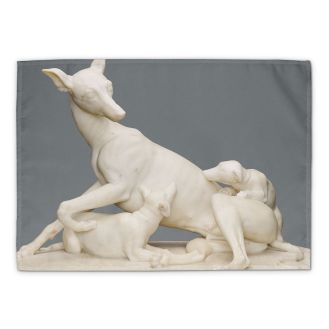 Joseph Gott ‘Greyhound with Puppies’ tea towel