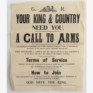 Your King and Country Need You