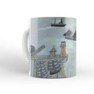 Alfred Wallis 'Three ships and lighthouse' mug