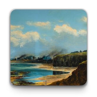 William Connell ‘Holey Rock, Roker, Sunderland’ coaster – square