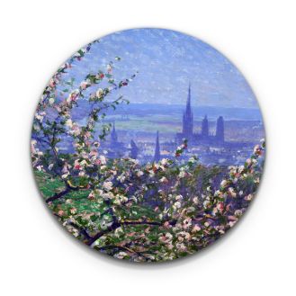 Charles Frechon `View of Rouen through an Apple Tree` coaster