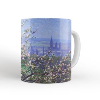 Charles Frechon `View of Rouen through an Apple Tree` mug
