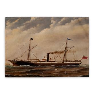 William Leask `SS St Clair` tea towel