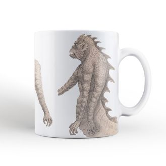 Ray Harryhausen `The Kraken Comparison Drawing` mug