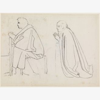 Two Cloaked Male Figures