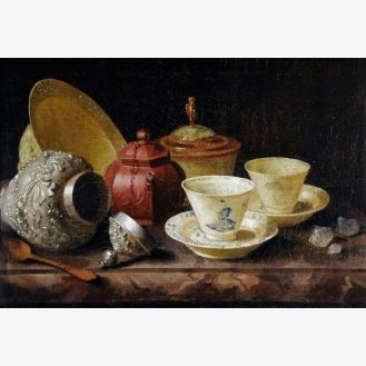 Still Life with Tea Cups
