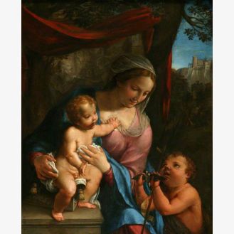 Madonna and Child with the Infant Baptist