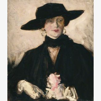 Lady in a Black Hat (Miss Don Wauchope of Edinburgh)