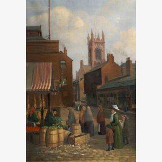 Albion Street, Oldham, Lancashire, 1910