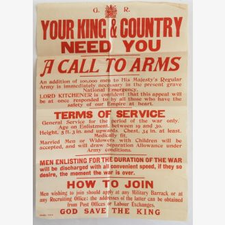 Your King and Country Need You