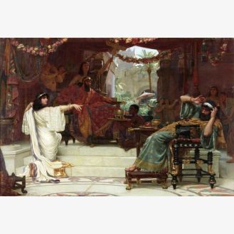 Esther Denouncing Haman to King Ahasuerus